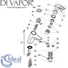 Ideal Standard Ceramix Blue Single Lever Basin Mixer Tap Spare Parts